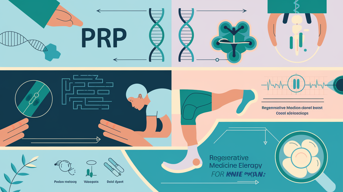 Infographic: PRP vs stem cell therapy for knee pain