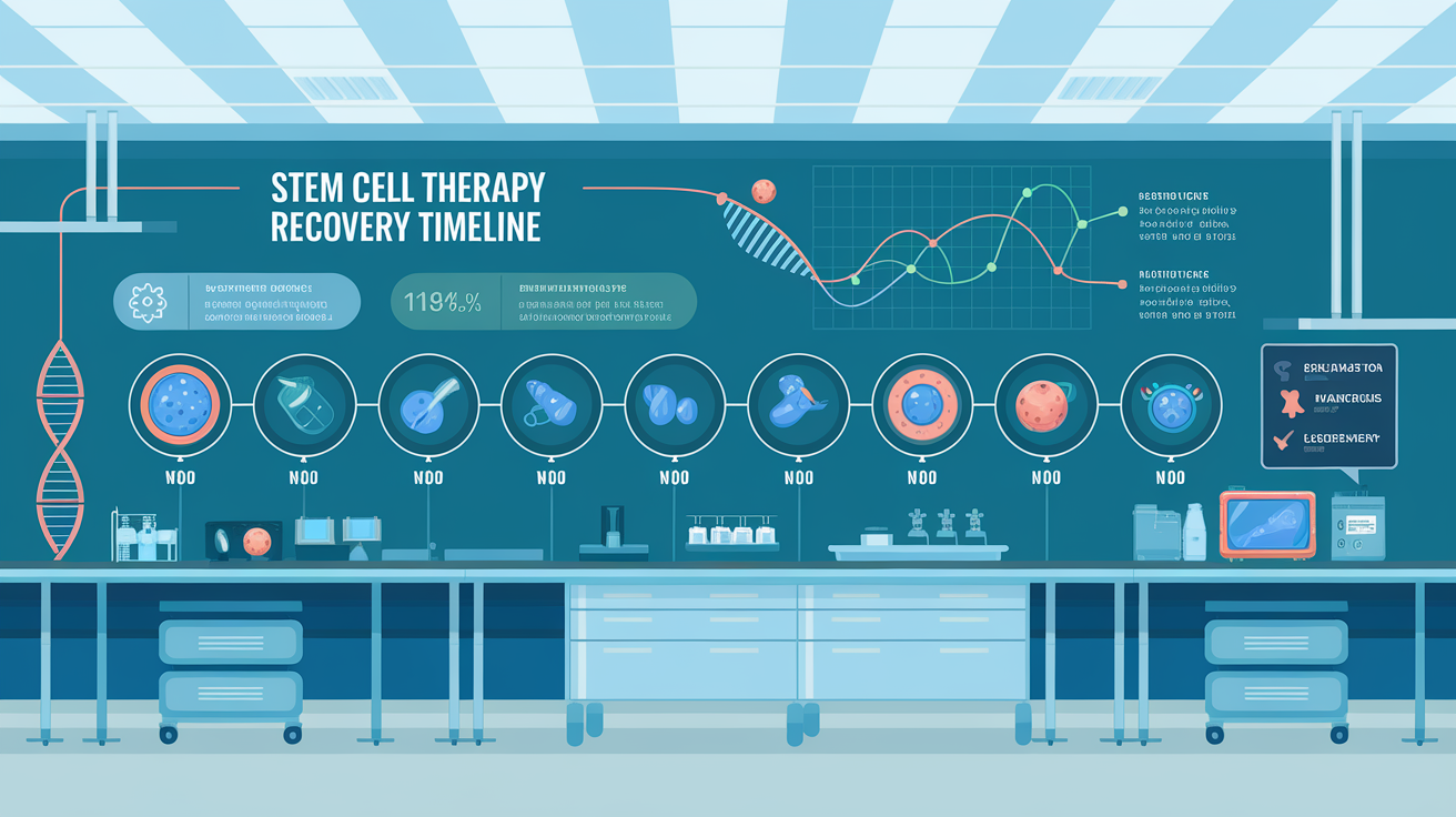 Infographic: stem cell therapy recovery timeline